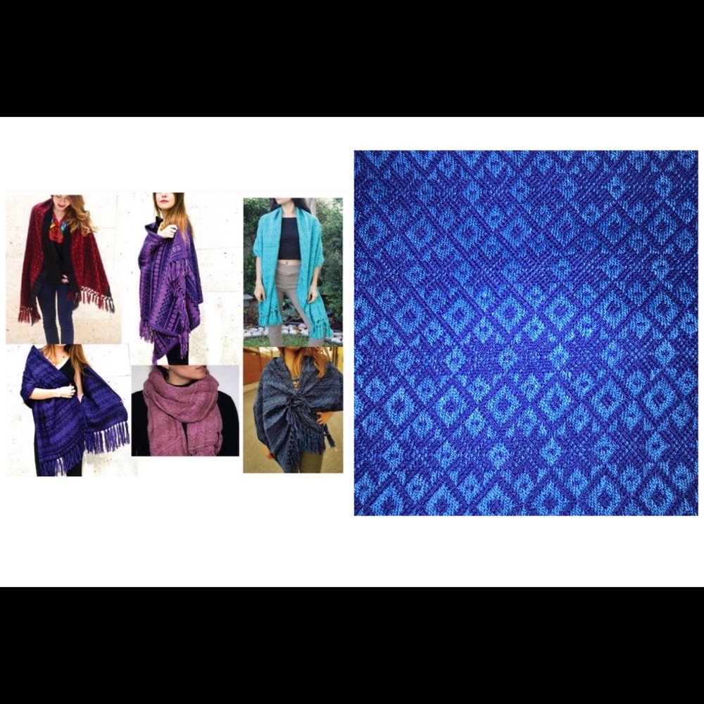 Royal blue Shawl/Pashmina/Scarve